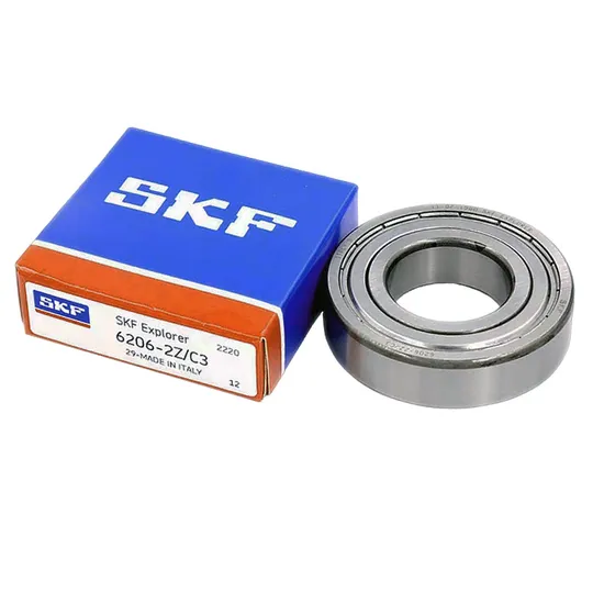 High Quality SKF 6206-2Z/C3 Deep Groove Ball Bearing 30x62x16mm for Industrial Machinery