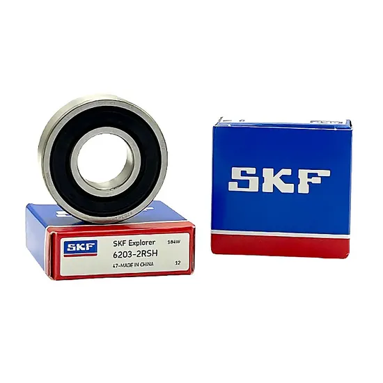 SKF 6203-2RSH Deep Groove Ball Bearing for Industrial OEM Machinery, 17x40x12mm