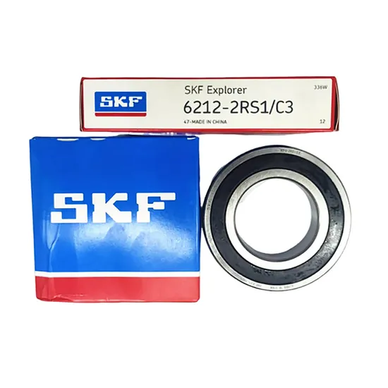 Original SKF Deep Groove Ball Bearing 6212-2RS1/C3 for Industrial Machinery 60x110x22mm