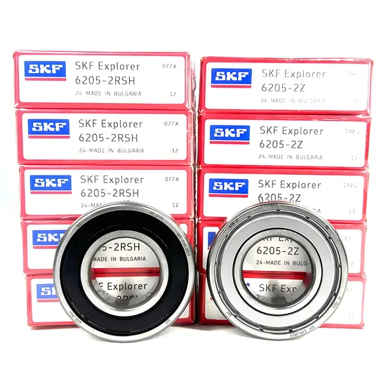 SKF 6214-2Z/C3 Deep Groove Ball Bearing 70x125x24mm with Sheet Metal Cage for Industrial Machinery