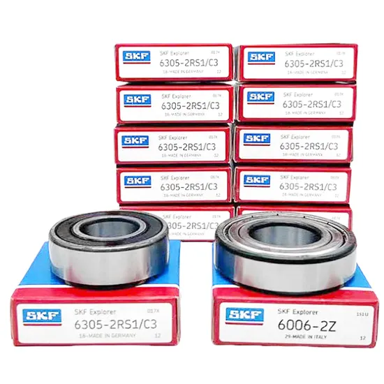 High-Speed SKF 6305-2RS1/C3 6006-2Z Motor Bearings with ISO 9001 Certification in Stock
