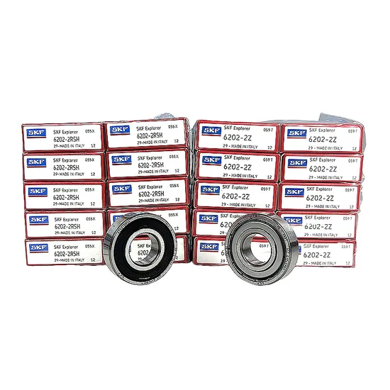 Original SKF 6202 Deep Groove Ball Bearing 2Z/2RSH/C3 for Industrial Machinery, 15x35x11mm