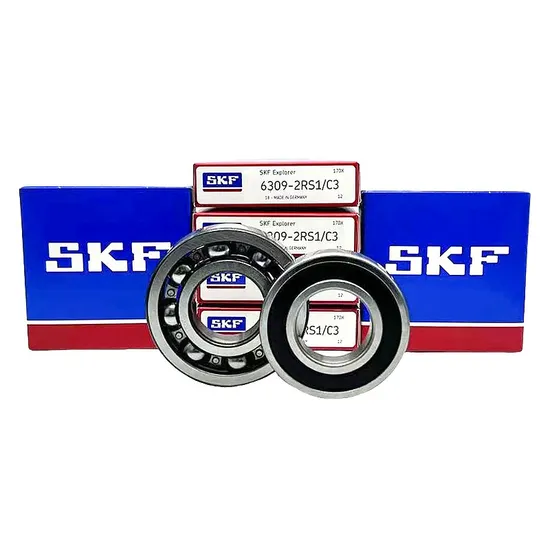 SKF 6309-Zz/C3 45x100x25mm Deep Groove Ball Bearing for Industrial Machinery
