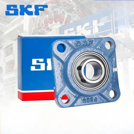 SKF UCFX06 Square Flange Mounted Bearing Unit – Corrosion Resistant Pillow Block for Industrial Machinery