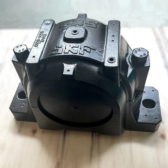 SNL508-607 Pillow Bearing Block Housing, Two-Bolt Cast Iron Split Unit for Industrial Machinery