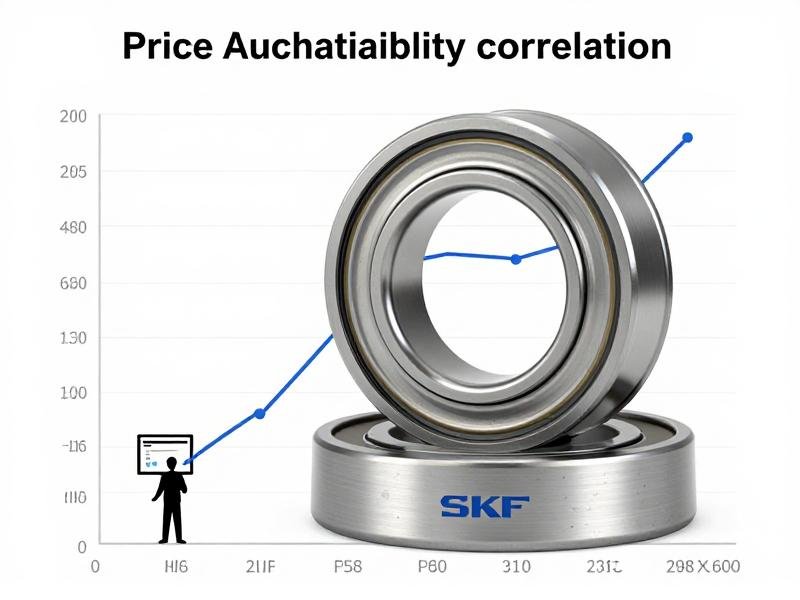 Counterfeit bearing pricing patterns analysis Price authenticity correlation chart for SKF bearings
