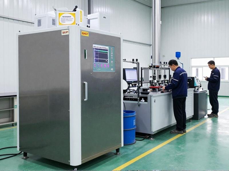 SKF solar-powered bearing production line